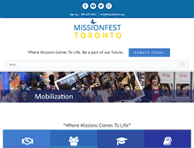 Tablet Screenshot of missionfest.org